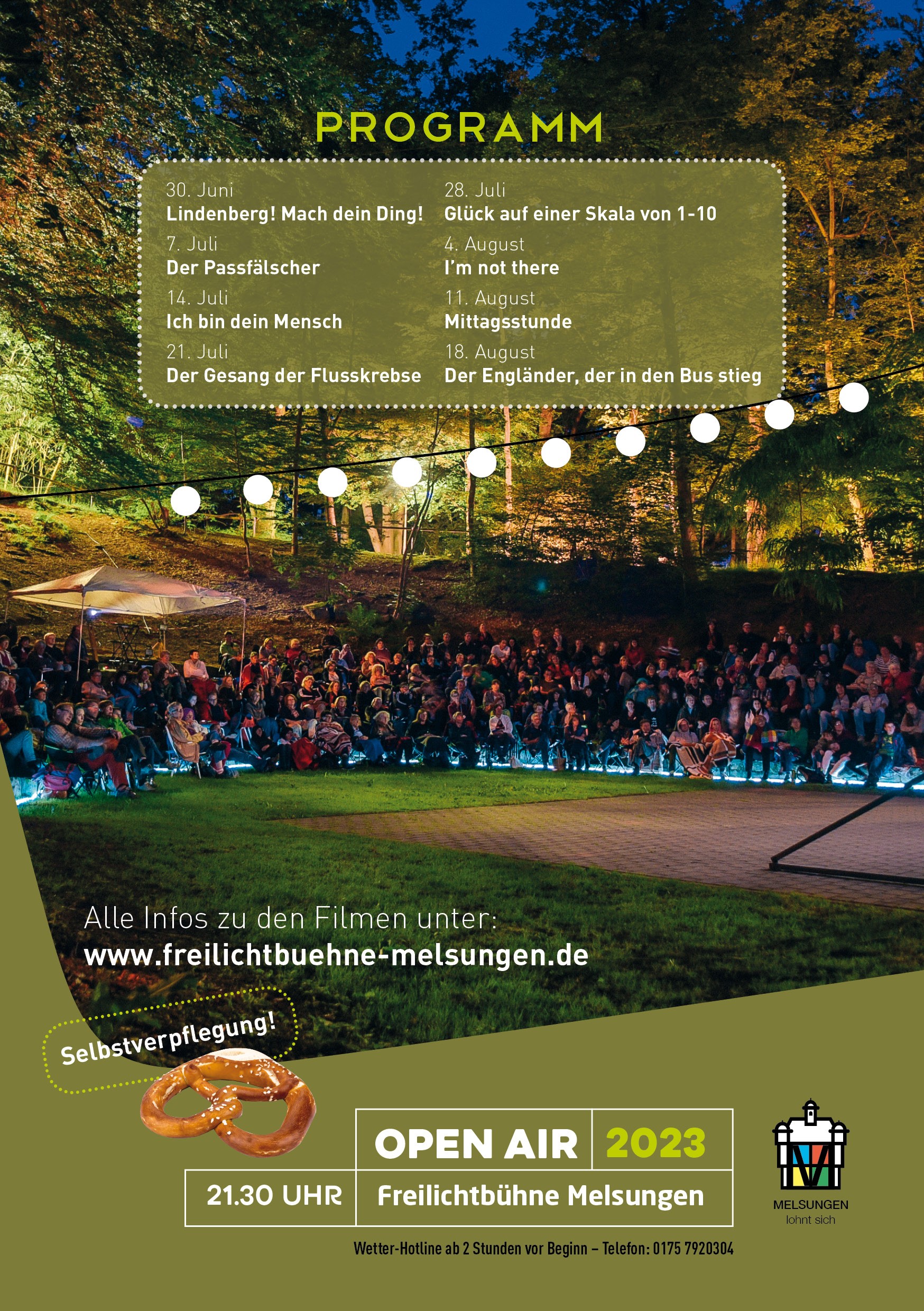 Flyer Freilichtbühne Melsungen